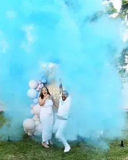 Powder blasters gender reveal.💙🎉