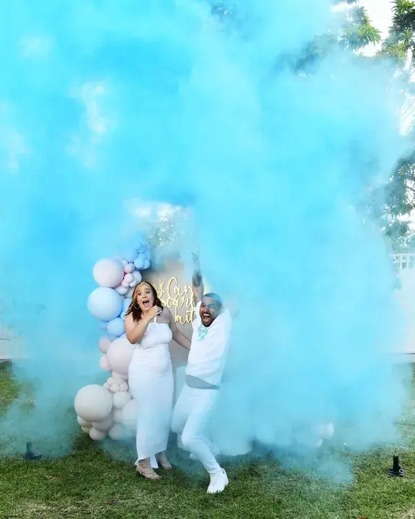 Powder blasters gender reveal.💙🎉