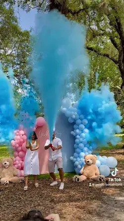 Fire extinguisher gender reveal.🎉🧯💙