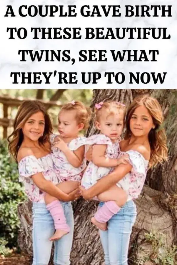 A Couple Gave Birth To These Beautiful Twins, See What They're Up To Now