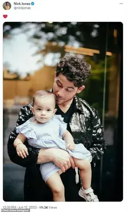 Nick Jonas cradles adorable daughter Malti Marie in sweet social media post