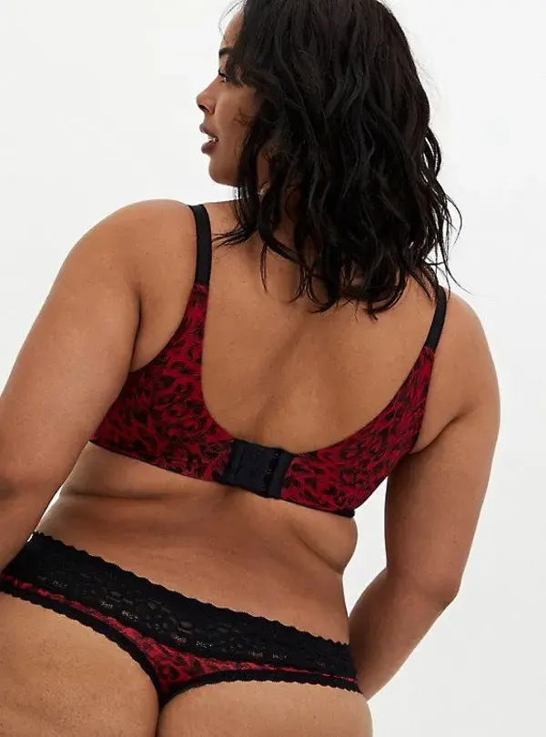 Full-Coverage Balconette Lightly Lined Print 360° Back Smoothing™ Bra in Multi