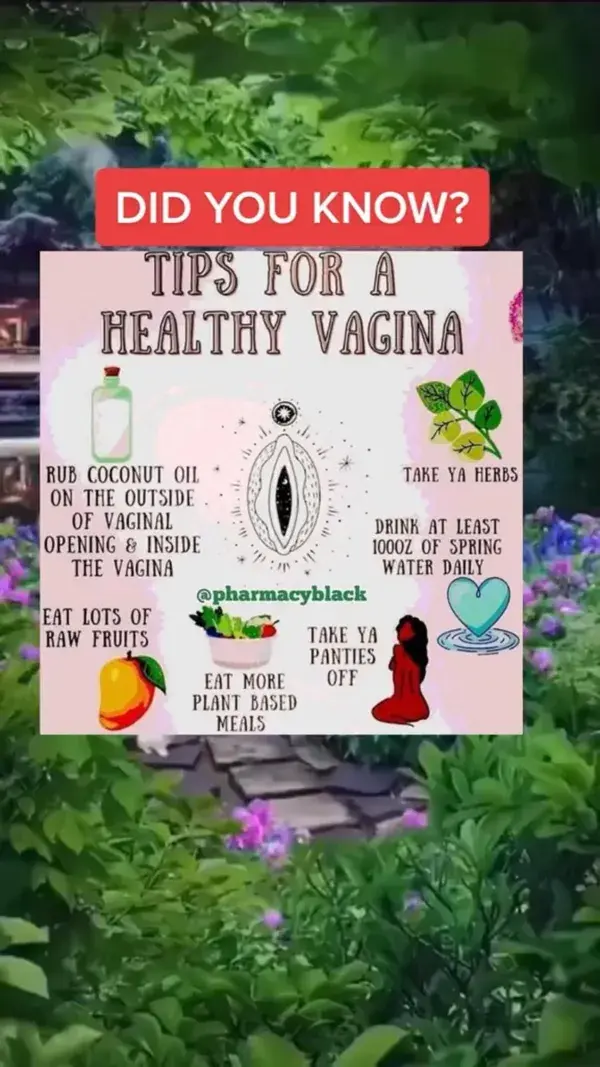 Did you know? - Tips for a healthy vagina ������