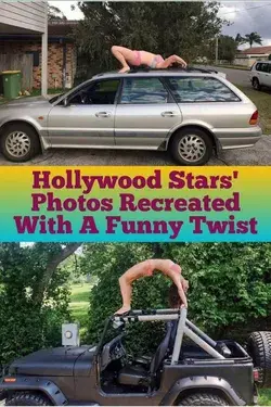 Hollywood Stars' Photos Recreated With A Funny Twist