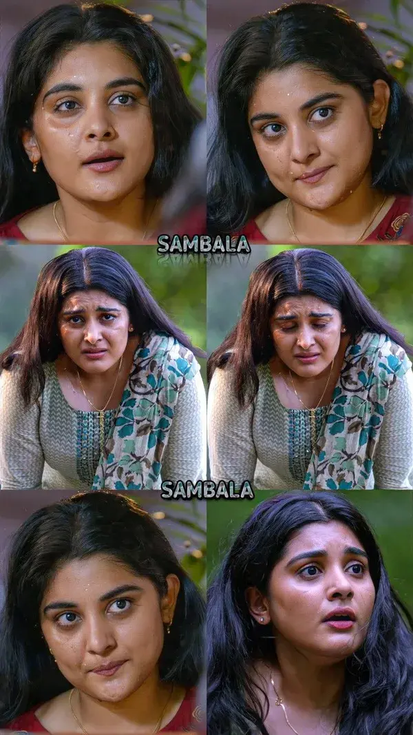 Nivetha Thomas Face collage