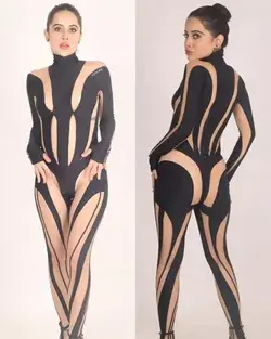 Uorfi Javed Ditched Self-Designed Outfits And Wore A Branded Barely-There Bodysuit Worth Rs. 2 Lakhs