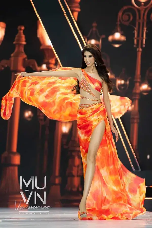 Evening Gown Miss Universe Vietnam 2022 Preliminary Competition