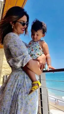 Priyanka Chopra with baby
