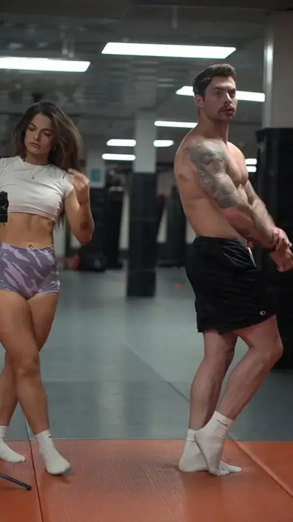 Gym couple