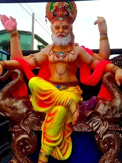 God vishwakarma ji (mati murti)