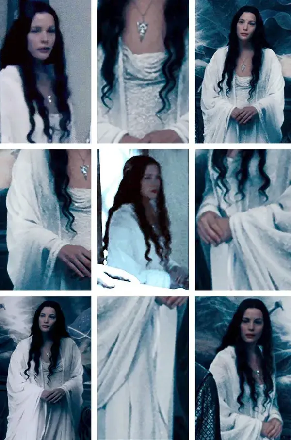 Arwen's White Cloak & Bridge Dress - The Lord of the Rings - The Fellowship of the Ring