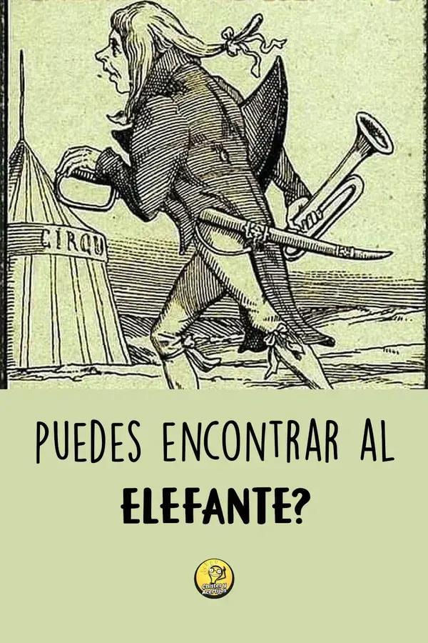 Puedes encontrar al elefante