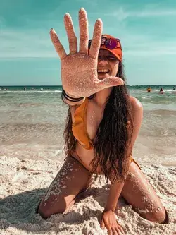 Beach hands