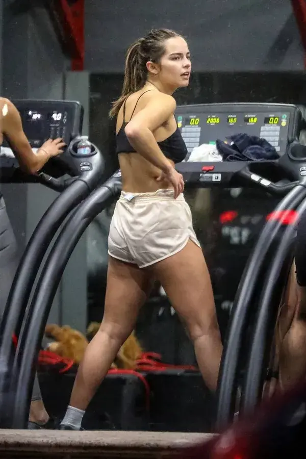 Addison Rea looking very thin at LA gym