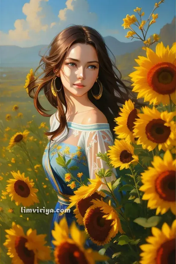 Attractive Woman | Oil Painting | A.I Generated | Viriya Lim