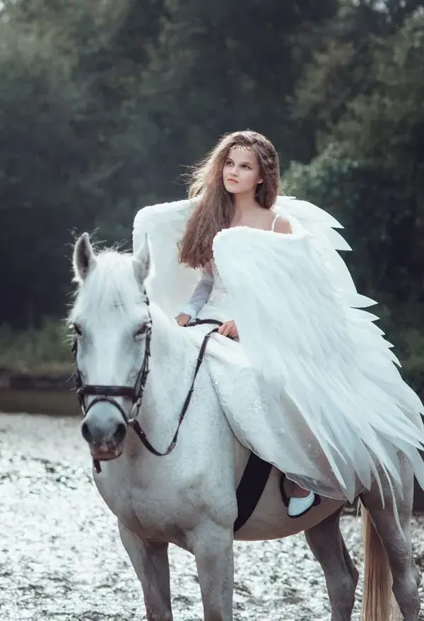 Angele on Horse