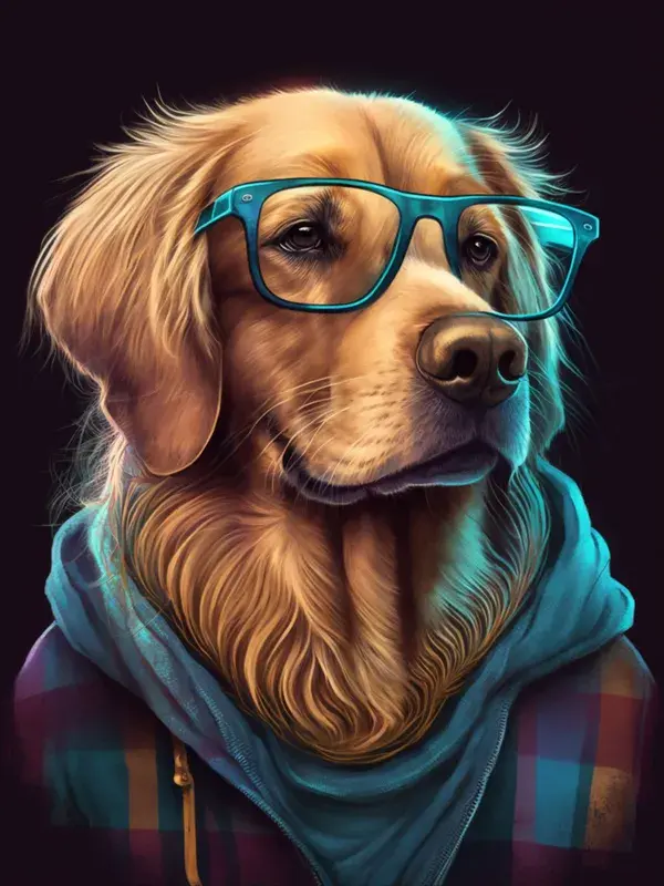 Hipster Retriever