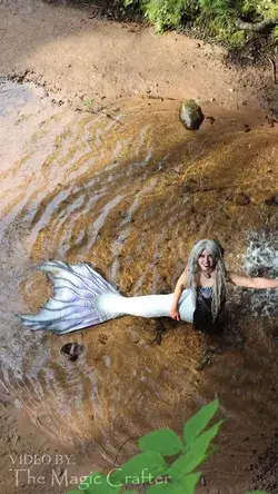 Mermaid Bathing under a Waterfall - Upper Peninsula