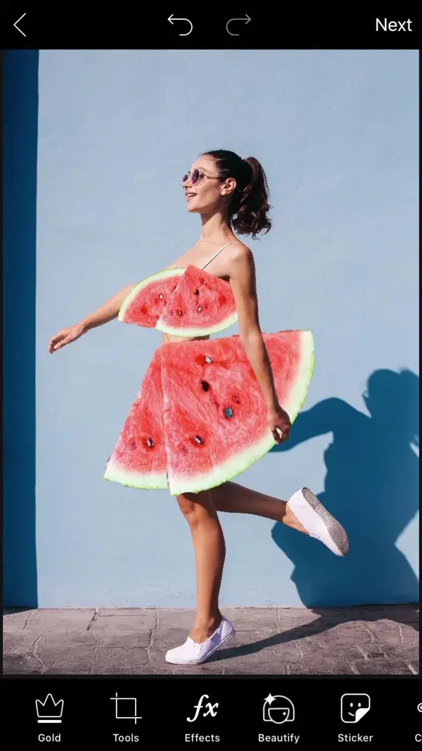 Creative Editing Idea for Summer 😍🍉