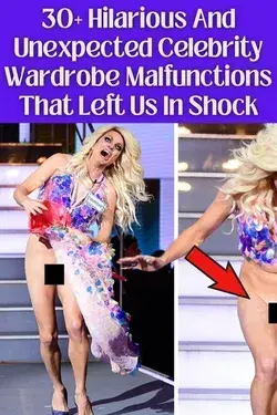 Hilarious And Unexpected Celebrity Wardrobe Malfunctions