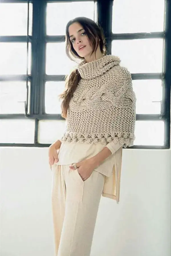 Latest Designers Crochet Autumn Idea Diy Project's Crochet Poncho Design Outfit Ideas