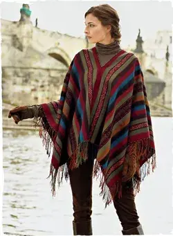 Women Blanket Shawl Wrap Open Poncho Cape Winter Large Warm Diamond Star Scarf 
