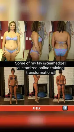 Some of my fav @teamedge1 customized online training transformations!