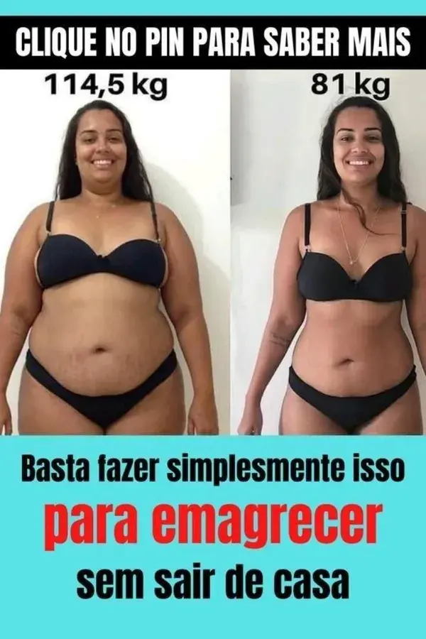 Descubra o segredo do emagrecimento e seja muito feliz.