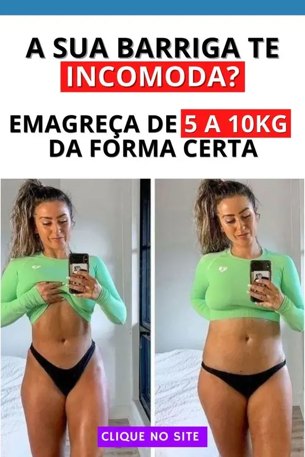 Queime de 5 a 10kg de Gordura- Emagreça e Perca a Barriga - Dieta-Emagreça da forma certa e saudável