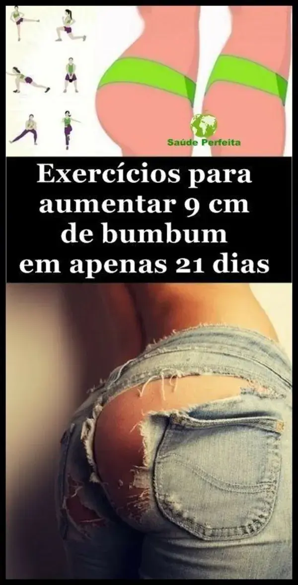 Exercícios Simples Para Aumentar o Bumbum Rápido