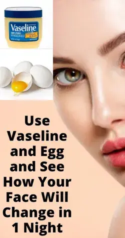 USE VAELINE AND EGG AND SEE HOW YOUR FACE WILL CHANGE IN 1 NIGHT