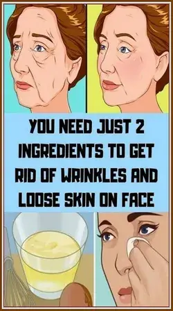 YOU NEED ONLY 2 INGREDIENTS TO ELIMINATE SAGGING FACIAL SKIN AND WRINKLES OVER NIGHT