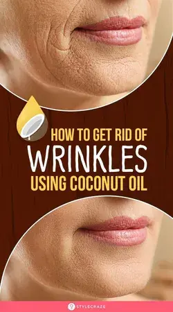 How to get rid of wrinkles using coconut oil