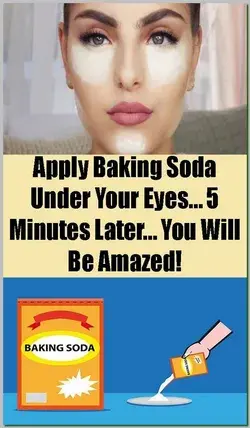 Apply Baking Soda Under Your Eyes� 5 Minutes Latter� You Will Be Amazed!