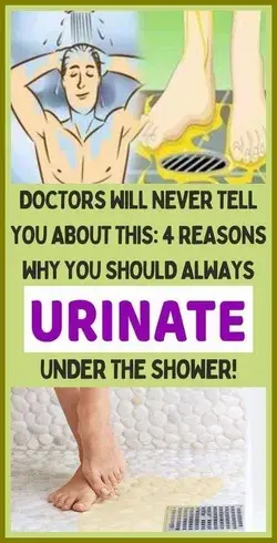 Doctors Will Never Tell You About This: 4 Reasons Why You Should Always Urinate Under The Shower!!