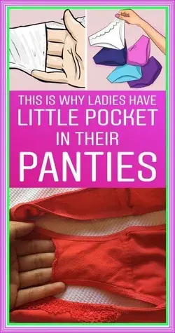 THIS IS THE USE OF THE POCKET ON WOMEN’S PANTIES