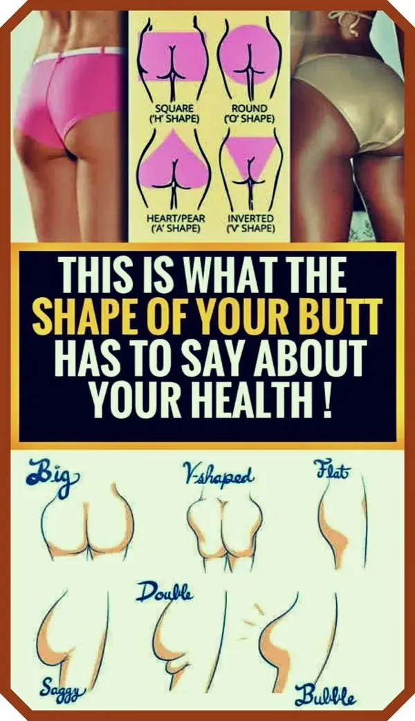 This Is What The Shape Of Your Butt Says About Your Health!