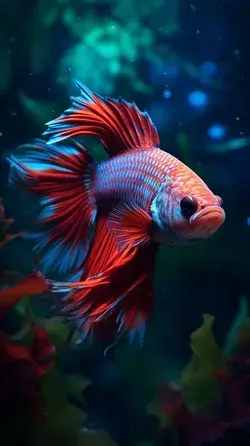 Fighting Fish Portrait