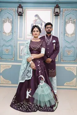 Designer Couple Dress for Wedding