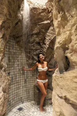 Rock Alcove Shower