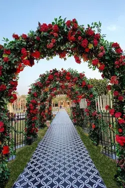 Unique Floral Arches for Wedding Entrance Decor