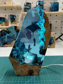 Resin Ocean Diorama | Night Light Decorations