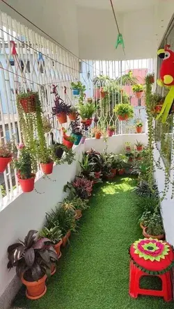 Beautiful Balcony Decorations With All Set up Design