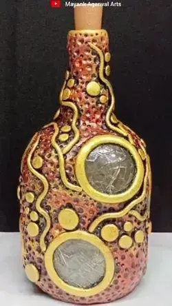DIY Antique Lightning Windows Bottle Art
