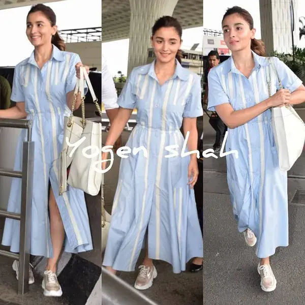 Alia In Airport Yesterday