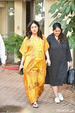 Mom to be Kareena Kapoor Khan is a ray of sunshine in yellow kaftan as she steps out ahead of due date; PHOTOS