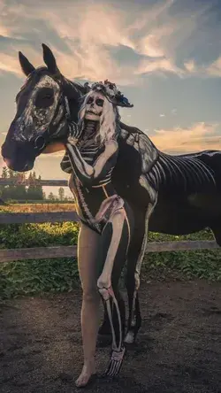 Halloween costumes of horses