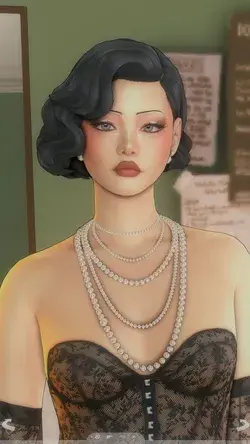 Glamorous sim | Sims 4