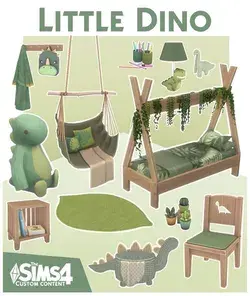 Little Dino Set by Syboulette (Sims 4)