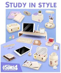 Study In Style by Aira (Sims 4)